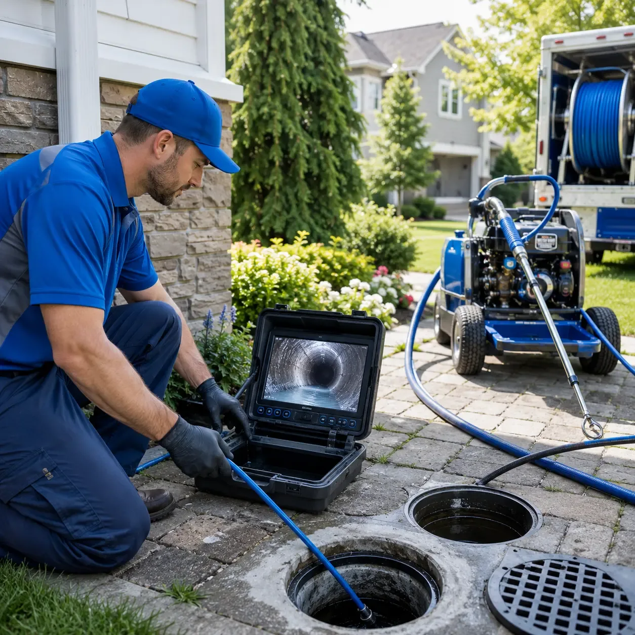 Outdoor drain cleaning professionals serving Dunnsville, VA