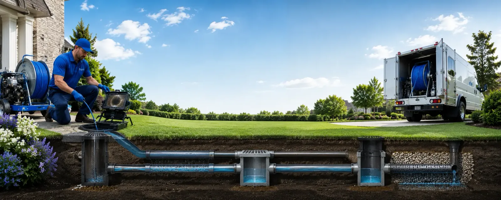 Outdoor drain cleaning information for Dunnsville, VA